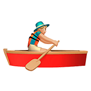 Émoji 🚣🏼‍♂️ Rameur Dans Une Barque : Peau Moyennement Claire sur Apple iOS 10.0.