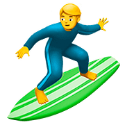 Emoji 🏄‍♂️ Surfista Uomo su Apple iOS 10.0.