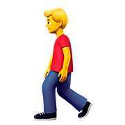 🚶‍♂️ Emoji Homem Andando na Apple iOS 10.0.