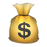 Émoji 💰 Sac Plein D’argent sur Apple iOS 10.0.