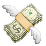 💸 Emoji Dinheiro Voando na Apple iOS 10.0.
