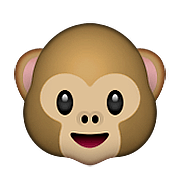 🐵 Emoji Cara De Mono en Apple iOS 10.0.