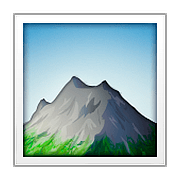 ⛰️ Emoji Montaña en Apple iOS 10.0.