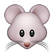 🐭 Emoji Cara De Ratón en Apple iOS 10.0.