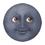 Emoji 🌚 Faccina Luna Nuova su Apple iOS 10.0.