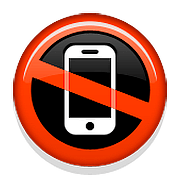 Émoji 📵 Téléphones Portables Interdits sur Apple iOS 10.0.