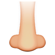 Emoji 👃🏼 Naso: Carnagione Abbastanza Chiara su Apple iOS 10.0.