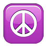 ☮️ Emoji Símbolo De La Paz en Apple iOS 10.0.