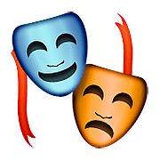 Emoji 🎭 Maschere su Apple iOS 10.0.