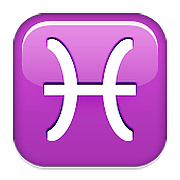 Emoji ♓ Segno Zodiacale Dei Pesci su Apple iOS 10.0.