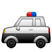 Émoji 🚓 Voiture De Police sur Apple iOS 10.0.