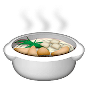 🍲 Emoji Topf mit Essen Apple iOS 10.0.