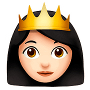 👸🏻 Emoji Prinzessin: helle Hautfarbe Apple iOS 10.0.