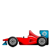 Emoji 🏎️ Auto Da Corsa su Apple iOS 10.0.