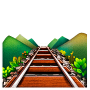 🛤️ Emoji Vía De Tren en Apple iOS 10.0.