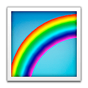 Emoji 🌈 Arcobaleno su Apple iOS 10.0.