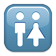 Emoji 🚻 Simbolo Dei Servizi Igienici su Apple iOS 10.0.