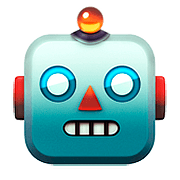 🤖 Emoji Rosto De Robô na Apple iOS 10.0.