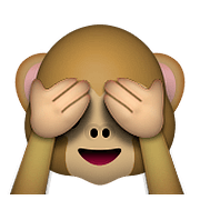 🙈 Emoji sich die Augen zuhaltendes Affengesicht Apple iOS 10.0.