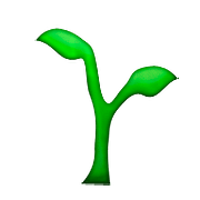 🌱 Emoji Planta Joven en Apple iOS 10.0.