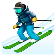 ⛷️ Emoji Esquiador na Apple iOS 10.0.