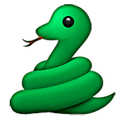 Emoji 🐍 Serpente su Apple iOS 10.0.