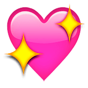Émoji 💖 Cœur étincelant sur Apple iOS 10.0.