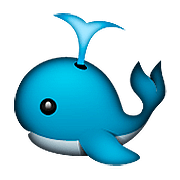 Emoji 🐳 Balena Che Spruzza Acqua su Apple iOS 10.0.