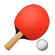 Émoji 🏓 Ping-pong sur Apple iOS 10.0.