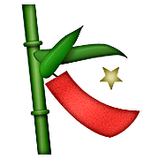 Emoji 🎋 Albero Decorato su Apple iOS 10.0.