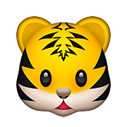 Émoji 🐯 Tête De Tigre sur Apple iOS 10.0.