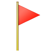 🚩 Emoji Bandera Triangular en Apple iOS 10.0.