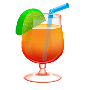 Emoji 🍹 Cocktail Tropicale su Apple iOS 10.0.