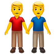 Emoji 👬 Due Uomini Che Si Tengono Per Mano su Apple iOS 10.0.