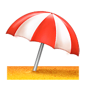 Émoji ⛱️ Parasol Sur Le Sol sur Apple iOS 10.0.