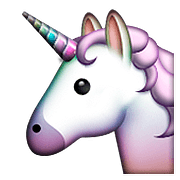 Emoji 🦄 Unicorno su Apple iOS 10.0.