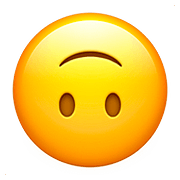 Emoji 🙃 Faccina Sottosopra su Apple iOS 10.0.