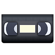Emoji 📼 Videocassetta su Apple iOS 10.0.