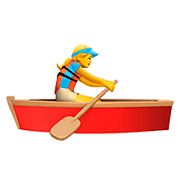 Émoji 🚣‍♀️ Rameuse Dans Une Barque sur Apple iOS 10.0.