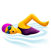 Emoji 🏊‍♀️ Nuotatrice su Apple iOS 10.0.