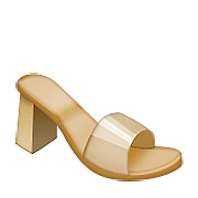 Emoji 👡 Sandalo Da Donna su Apple iOS 10.0.