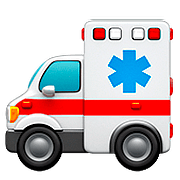 Émoji 🚑 Ambulance sur Apple iOS 10.2.