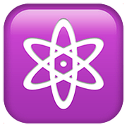 Emoji ⚛️ Simbolo Dell’atomo su Apple iOS 10.2.