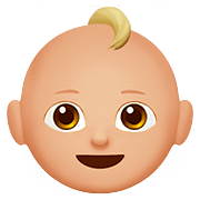 Émoji 👶🏼 Bébé : Peau Moyennement Claire sur Apple iOS 10.2.