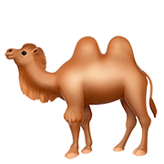 🐫 Emoji Camelo Com Duas Corcovas na Apple iOS 10.2.