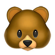 Emoji 🐻 Orso su Apple iOS 10.2.