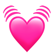 Émoji 💓 Cœur Battant sur Apple iOS 10.2.