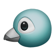 Emoji 🐦 Uccello su Apple iOS 10.2.