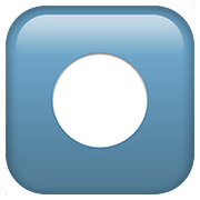 Emoji ⏺️ Pulsante Di Registrazione su Apple iOS 10.2.