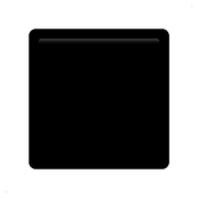 ◼️ Emoji Cuadrado Negro Mediano en Apple iOS 10.2.